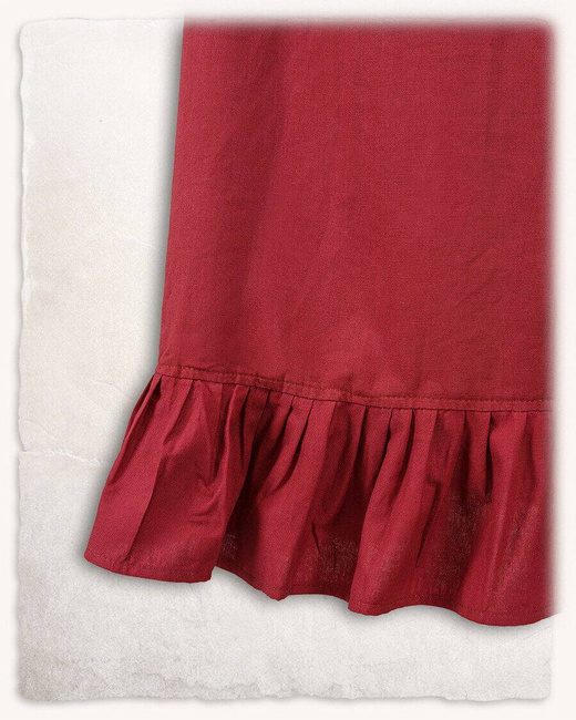 Nelly Skirt Light Cotton - Bordeaux - spódnica bawełniana