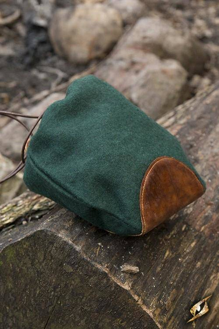 Merchant Purse - Petroleum/Brown