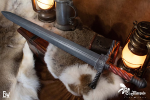 Knight sword 87cm - Green