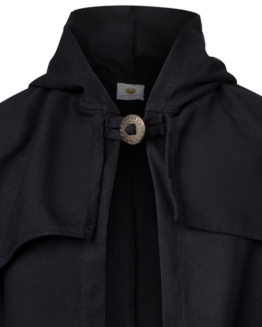 Abraxas Duster Canvas Black - średniowieczna opończa