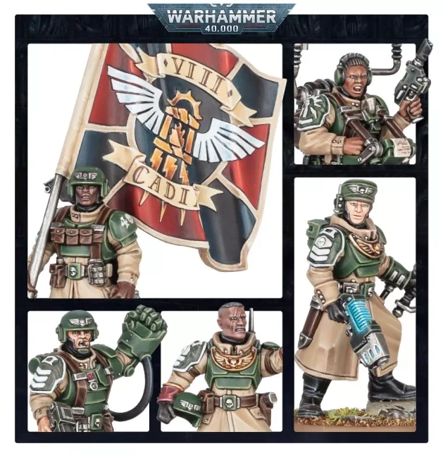 Warhammer 40000: Astra Militarum Cadian Command Squad