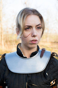 Soldier Gorget - Polished Steel