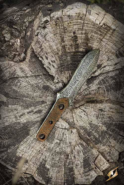 Rogue Knife Set & Holder - Brown