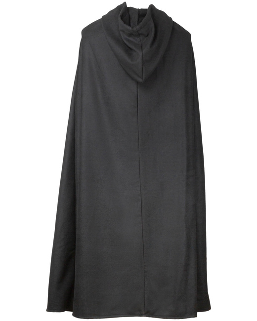 Aaron Cloak wool Black - wełniana opończa