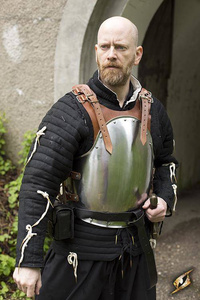 Torso Armour Merc - Polished Steel