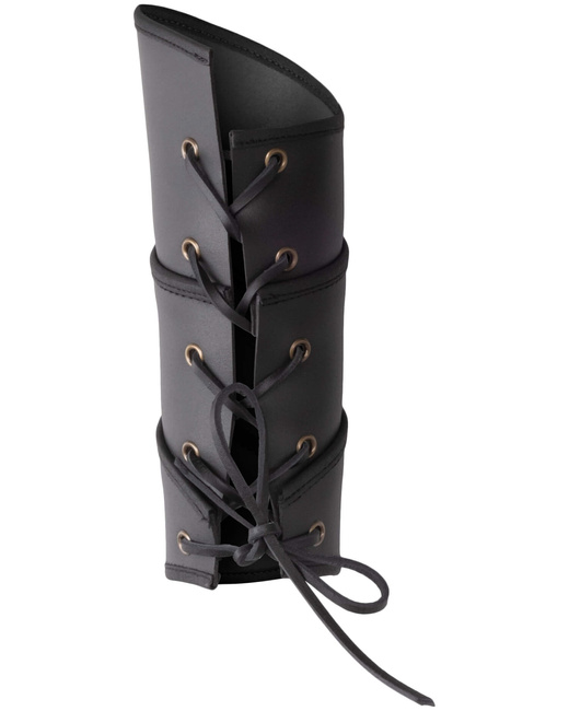 Centinala bracers - Black - skórzane karwasze