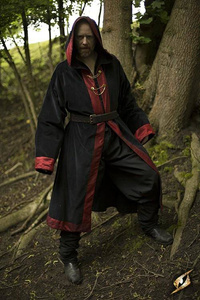 Wizard Robe - Black / Red