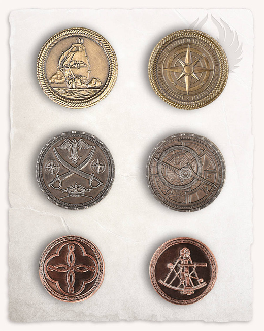 Miedziana moneta piratów