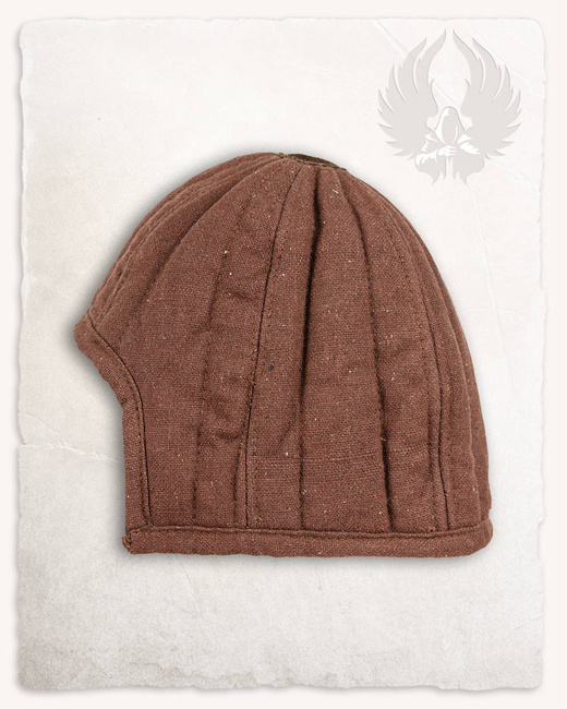 Arthur Padded Coif - Brown