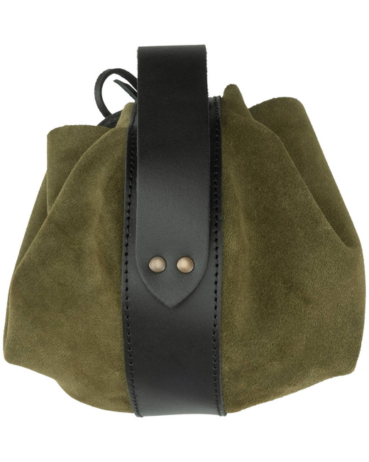 Celira belt bag - Green - skórzana kaletka