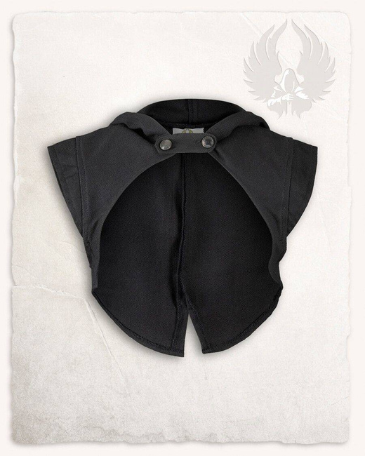 Galatea hood canvas Black- kaptur z krótkim bolerkiem