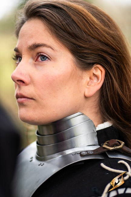 Landsknecht Gorget - Steel - obojczyk landsknechta