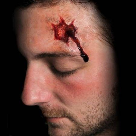 Shot And Stabbed Tattoo - tatuaż tymczasowy