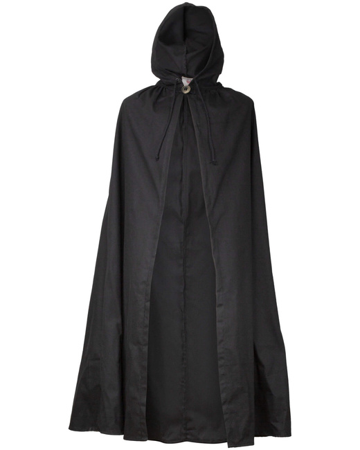 Aaron Cloak Canvas Black - płócienna opończa