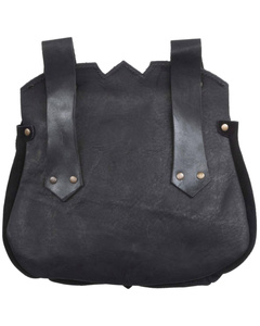 Templario belt bag - Black - skórzana kaletka