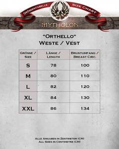 Orthello Suede Vest Brown - kamizelka średniowieczna