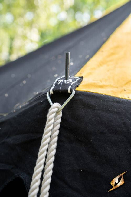 Marquee Tent - 5x8m - Epic Black/Fire Yellow