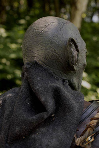 Beastial Black Orc -  Dark Green / maska lateksowa Ork