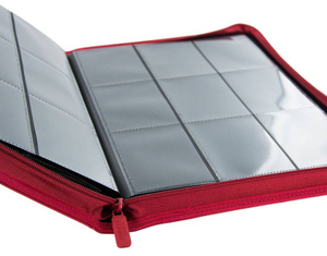 18-Pocket ZipFolio XenoSkin Red
