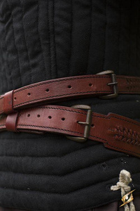 Sword Belt Laced - Dark Red