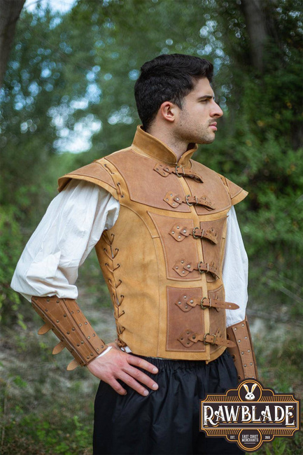Jittu Jan Armoured Jerkin - Light brown