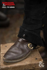 Dungeons & Dragons - Leather Gaiters Type 3 - Black