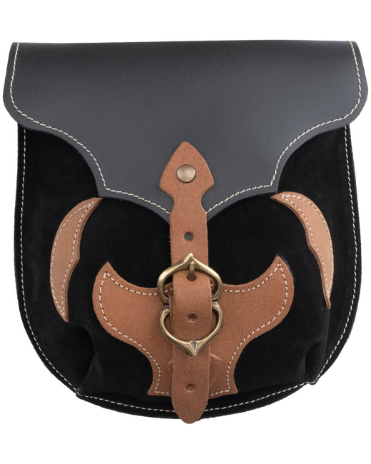 Vendaval belt bag - Black - skórzana kaletka