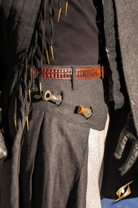 Pants Ignis - Wool - Black/Misty Grey