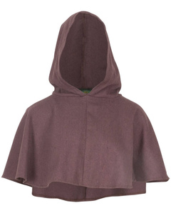 Basic Hood - Brown - płócienny kaptur