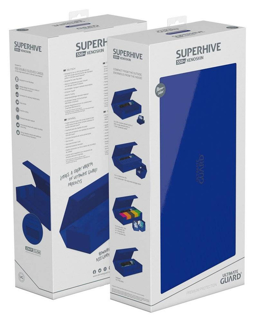 Ultimate Guard Superhive 550+ XenoSkin Monocolor Blue (niebieski)