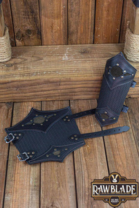 Beljant Bracer - Black and Dark Green