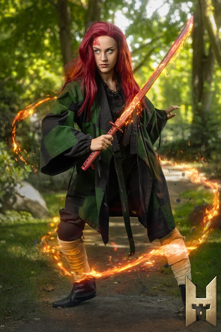 Ryūgan the Katana Ruby - 100 cm