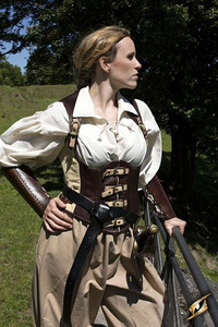 Rogue Corset - Brown/Beige