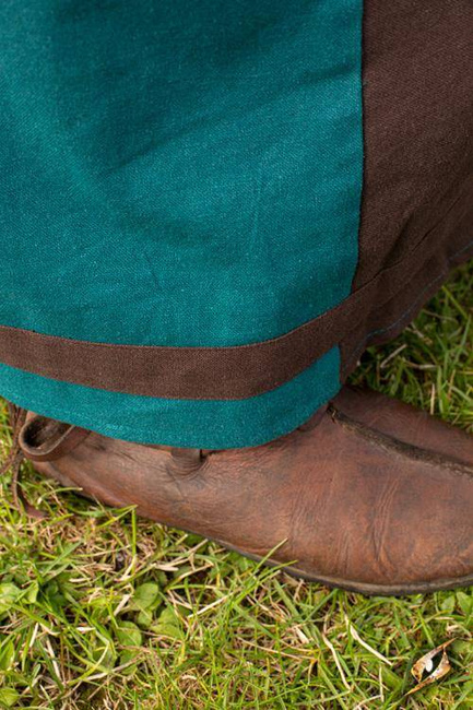 Dress Astrid - Azure/Brown