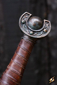 Battleworn Celtic Leaf Sword - 60 cm