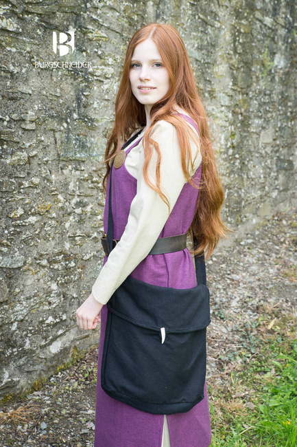 Bag Ehwaz - Black -  płócienna torba na ramię