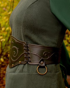 Lucretia Belt - Black - skórzany pas