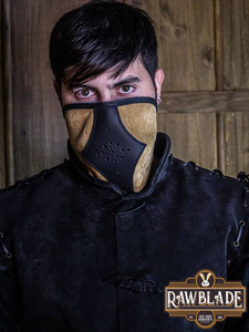 Akku splitleather hood - Light brown