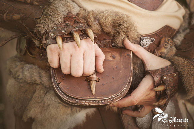 Berserker bag - Brown - skórzana kaletka