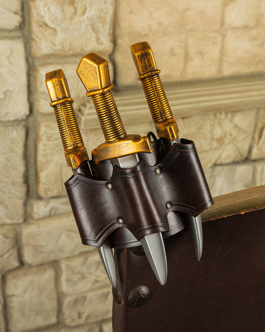 Galino Throwing Dagger Sheath - Brown