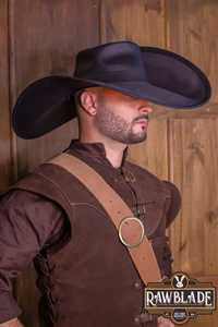 Toledano's half wing hat - Black