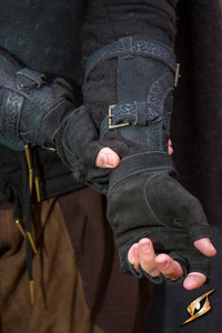 Ranger Bracers - Suede - Black