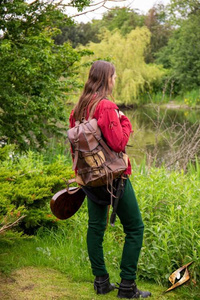 Single Hose - Green - Wool