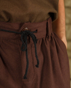 Gunnar Viking Trousers Canvas Brown - płócienne spodnie