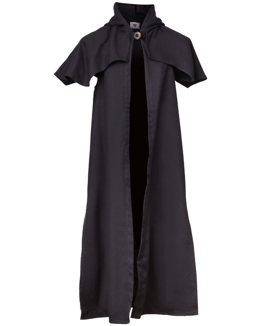 Abraxas Duster Canvas Black - średniowieczna opończa