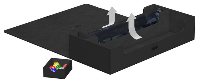 Ultimate Guard Superhive 550+ XenoSkin Monocolor Black (czarny)