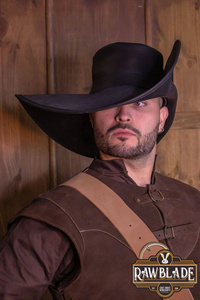 Toledano's half wing hat - Black