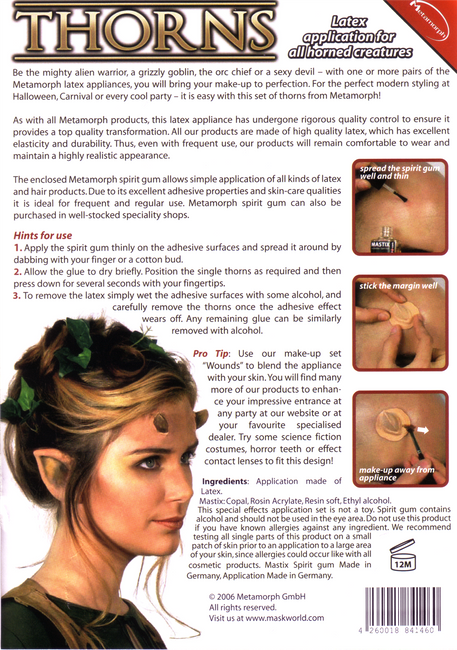 Thorns - kolce / rogi - 8 sztuk