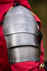 Landsknecht Spaulders - Epic Dark - naramienniki landsknechta