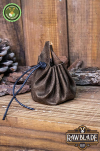 Adventurer's Coin Bag, Leather Free - Brown